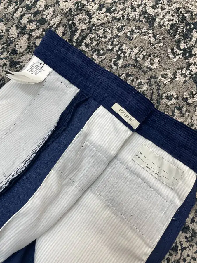 P300 BC Dyed Cotton Velvet Casual Trousers