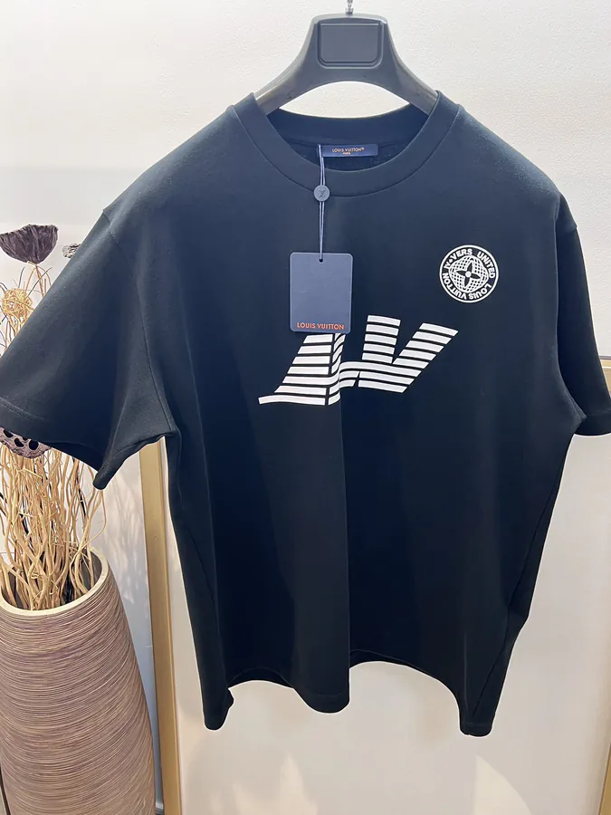 1V Louis 2025FW Cotton T Shirt