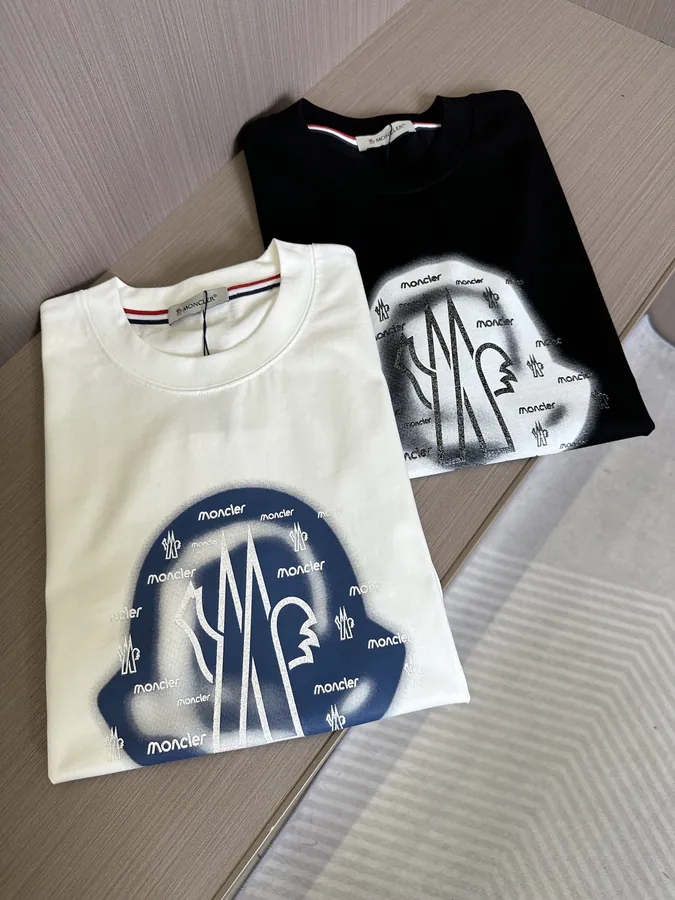Mon 2025 Spring Summer New Arrival Short Sleeve Round Neck T Shirt