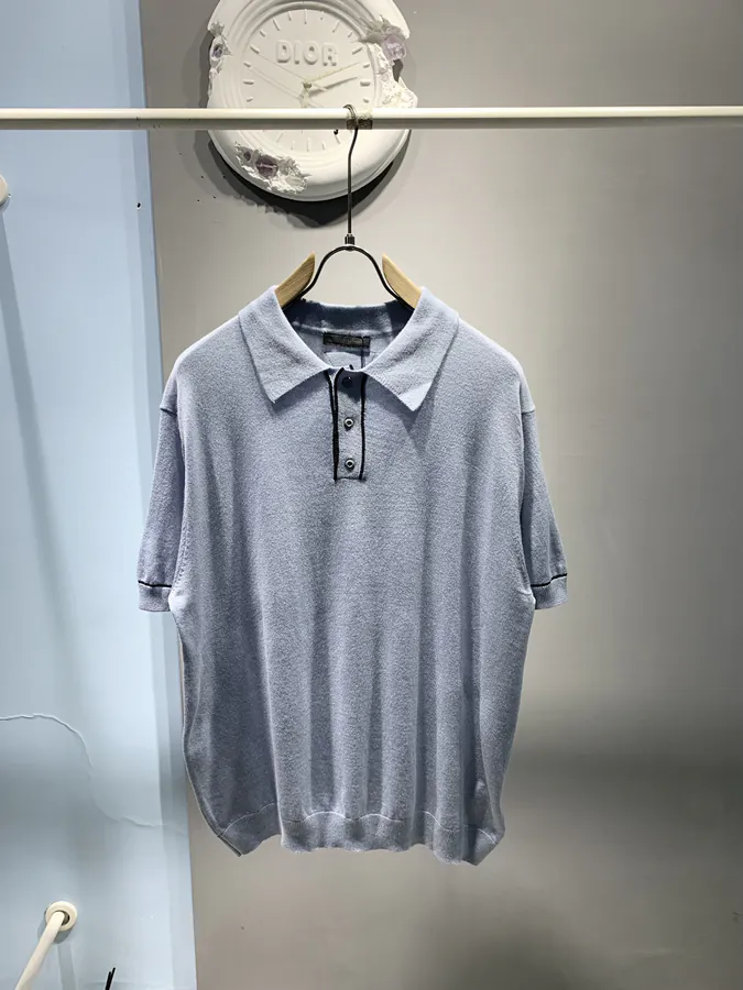 P205 PRD Grained Calfskin Polo Shirt