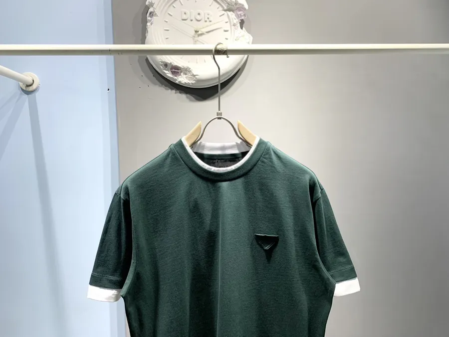 P145 PRD Double Layered Contrasting T Shirt