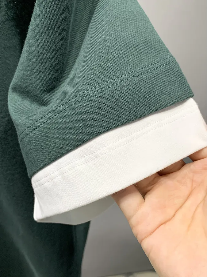 P145 PRD Double Layered Contrasting T Shirt