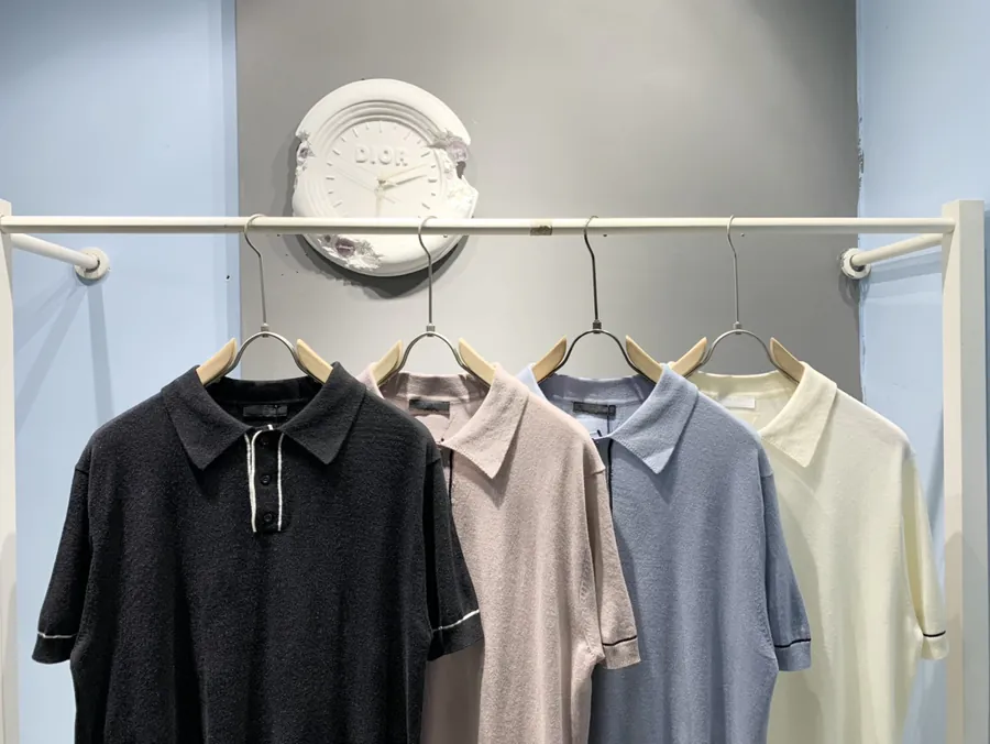 P205 PRD Grained Calfskin Polo Shirt