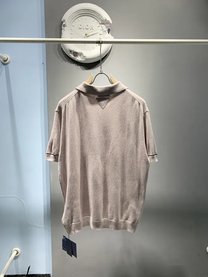 P205 PRD Grained Calfskin Polo Shirt