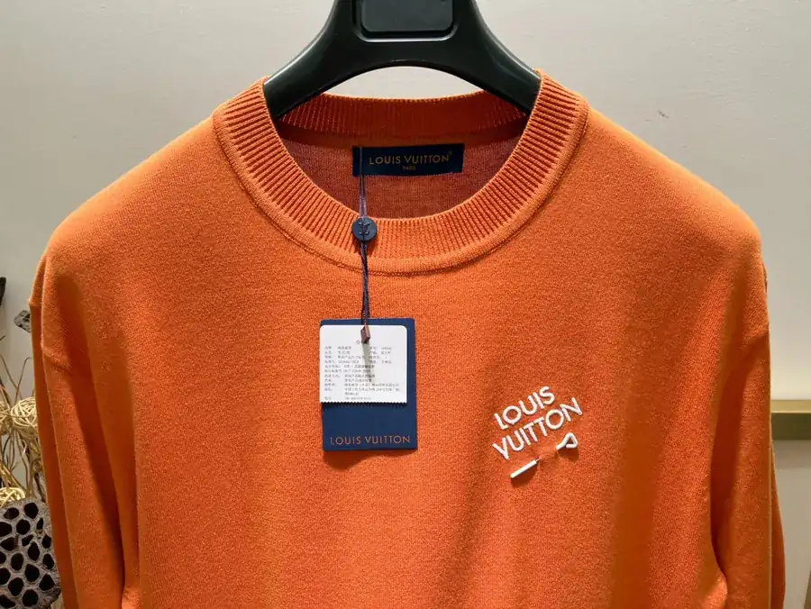 Louis Vuitton Classic Knit T Shirt with Colorful Embroidery