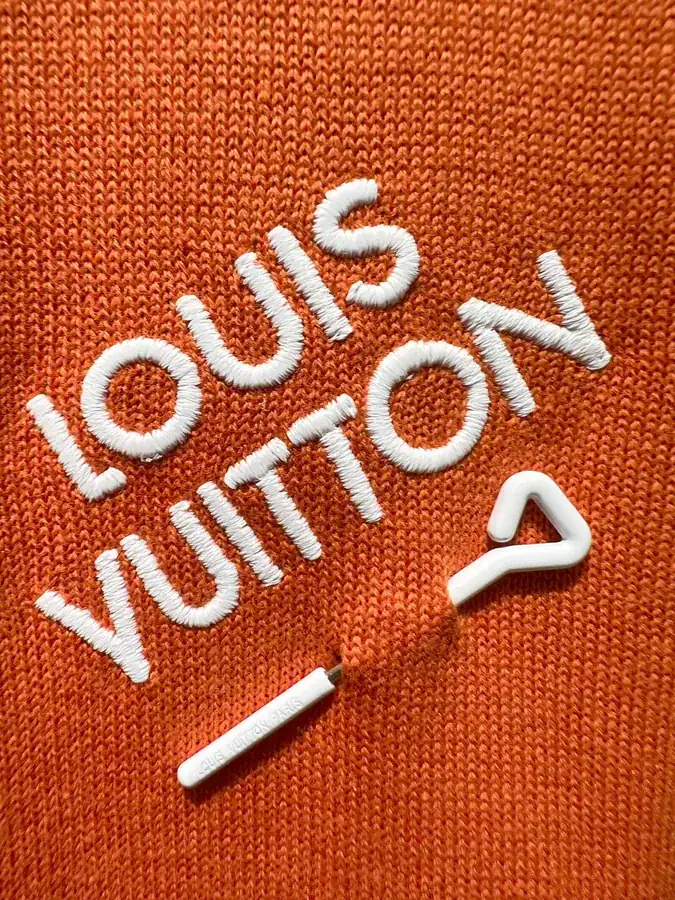 Louis Vuitton Classic Knit T Shirt with Colorful Embroidery
