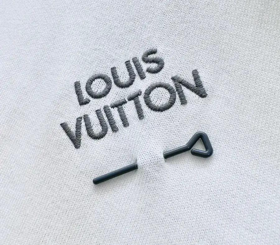 Louis Vuitton Classic Knit T Shirt with Colorful Trim