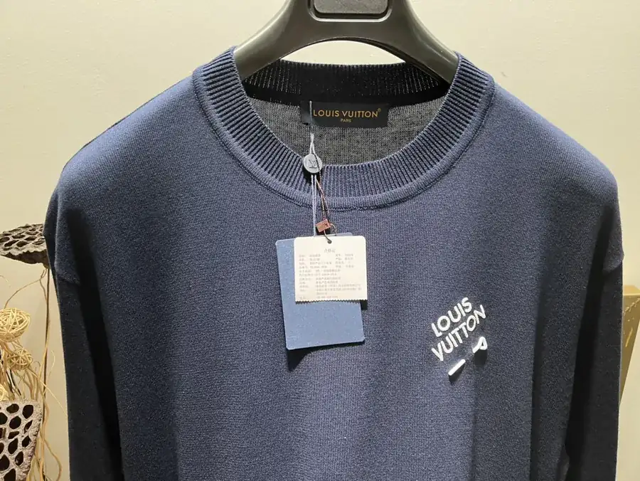 Louis Vuitton Classic Knit T Shirt with Colorful Embroidery