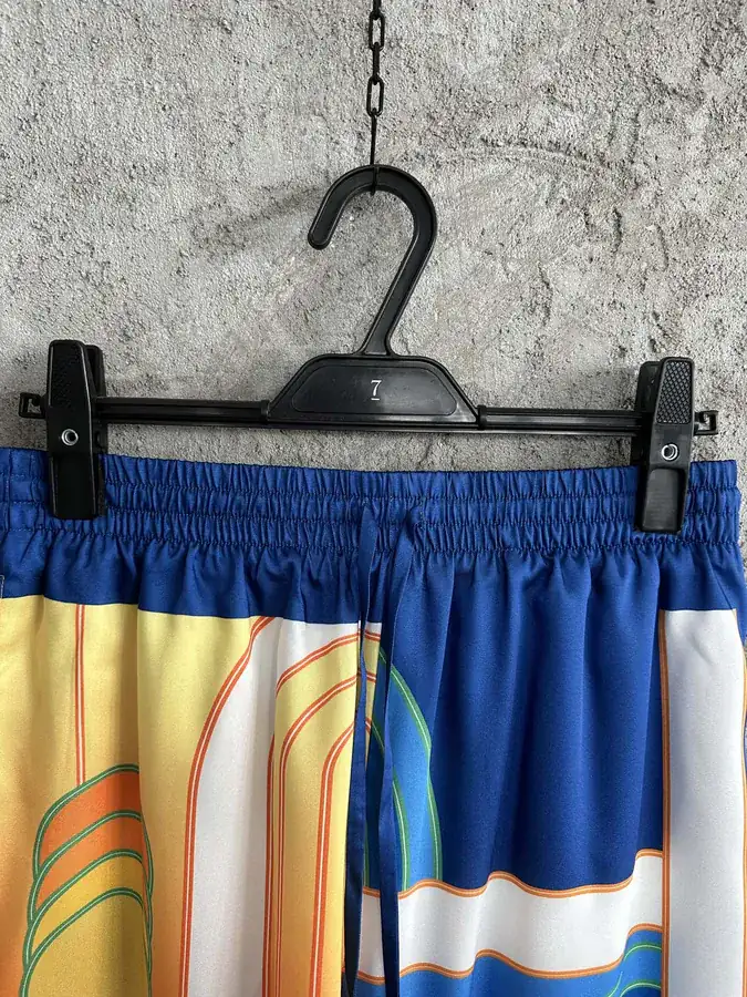 Casablanca 2023SS Western Cowboy Pattern Silk Shorts
