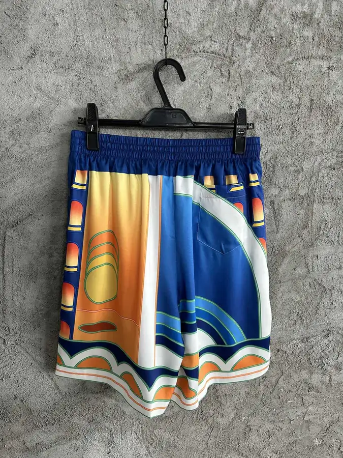Casablanca 2023SS Western Cowboy Pattern Silk Shorts