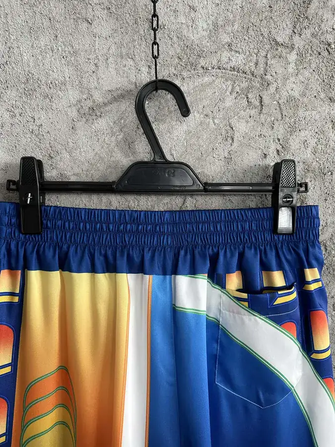 Casablanca 2023SS Western Cowboy Pattern Silk Shorts