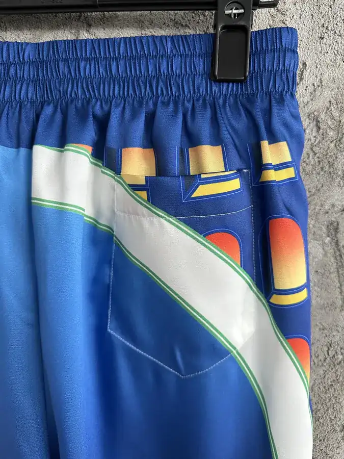 Casablanca 2023SS Western Cowboy Pattern Silk Shorts