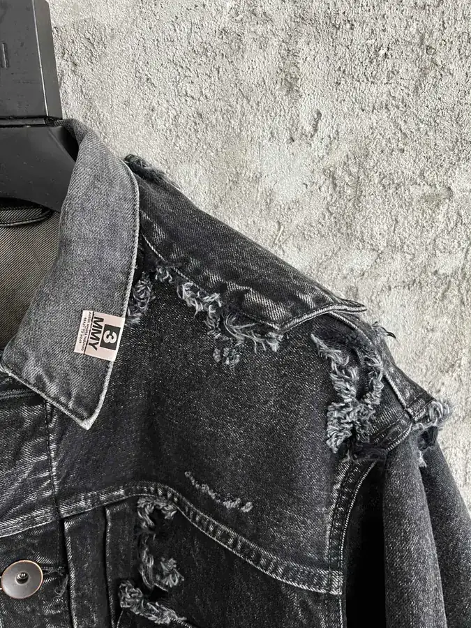 Maison Mihara Yasuhiro SS Autumn Winter New Double Layer Ripped Denim