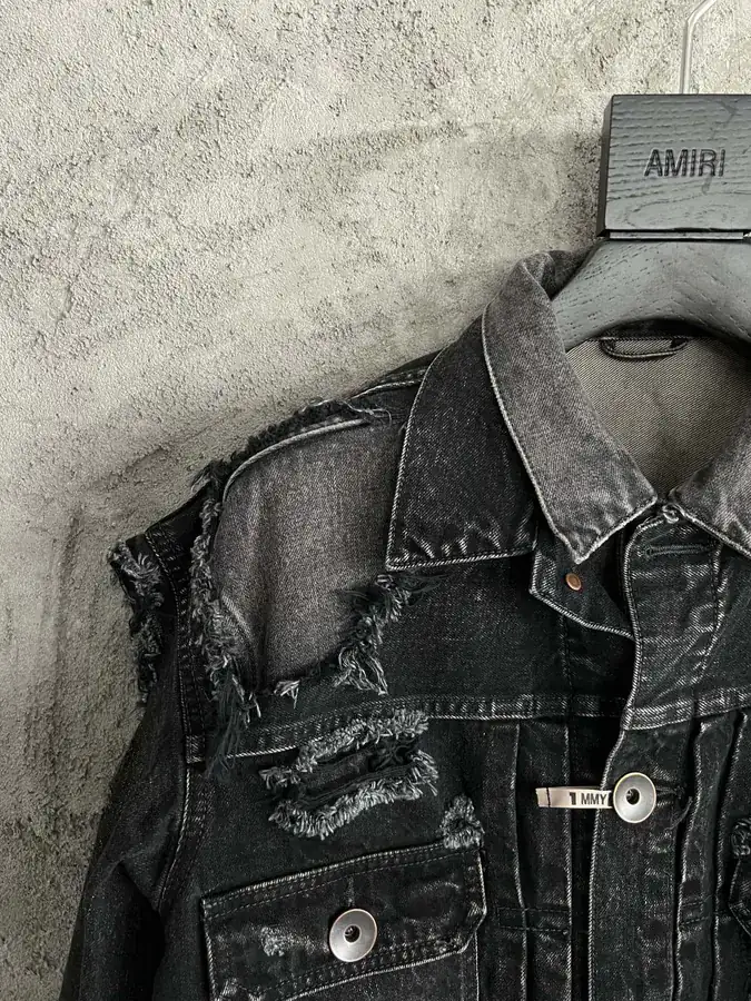 Maison Mihara Yasuhiro SS Autumn Winter New Double Layer Ripped Denim