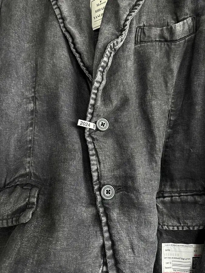Maison MIHARA YASUHIRO Vintage Washed Linen Suit