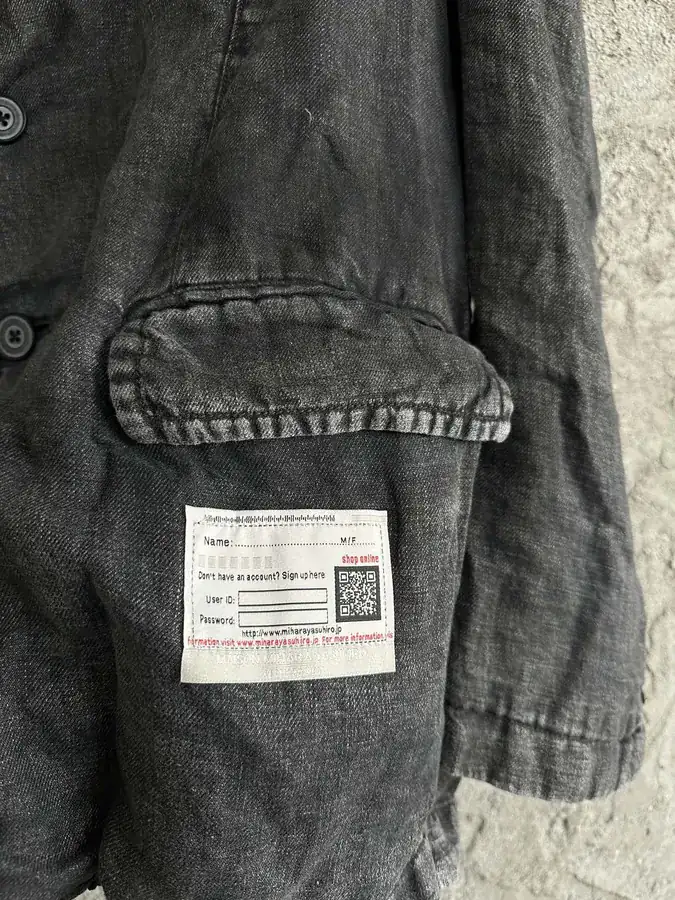 Maison MIHARA YASUHIRO Vintage Washed Linen Suit