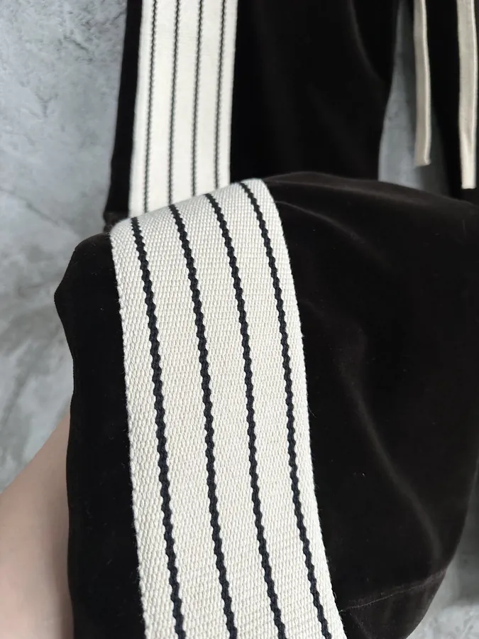 FEAR OF GOD 2024SS Velvet Trousers with Side Straps