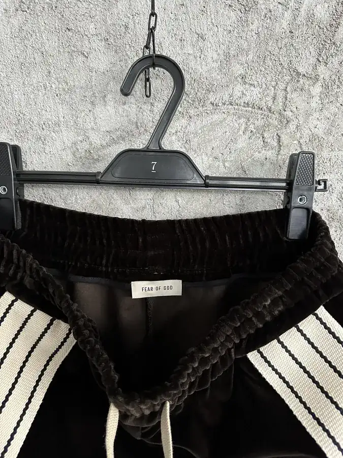 FEAR OF GOD 2024SS Velvet Trousers with Side Straps