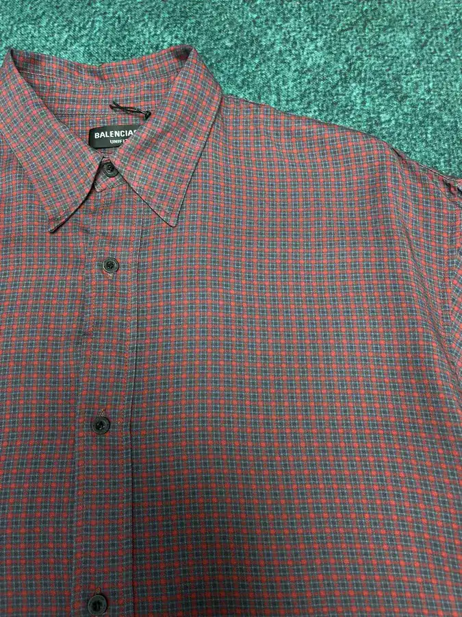 25ss New Grade Robe Red Fluid Linen Shirt