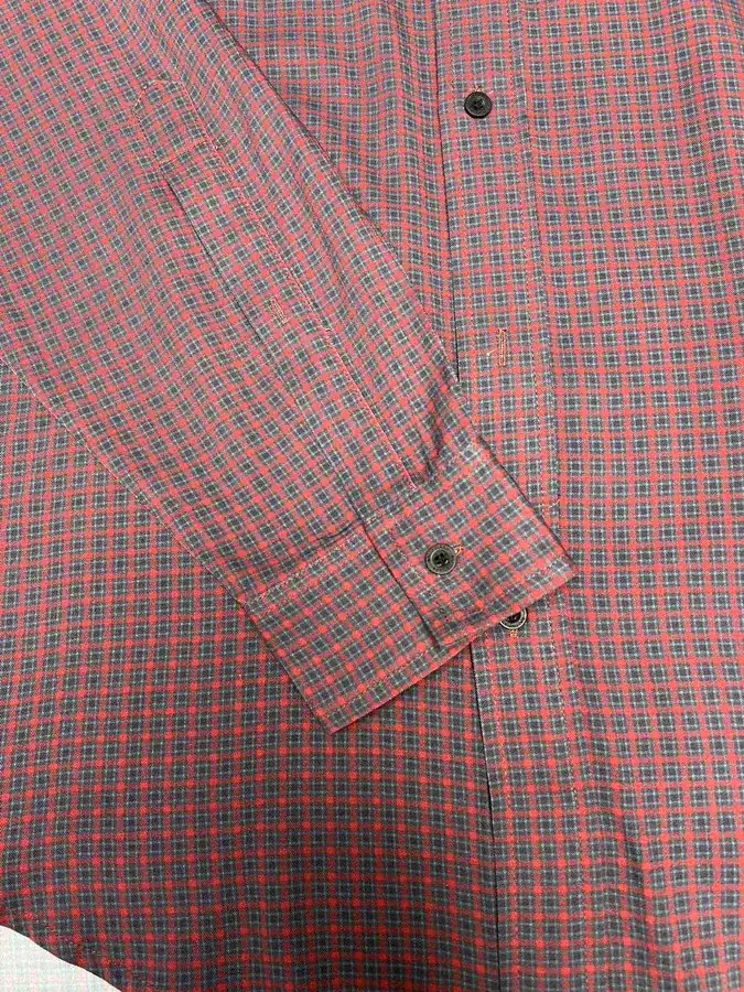 25ss New Grade Robe Red Fluid Linen Shirt