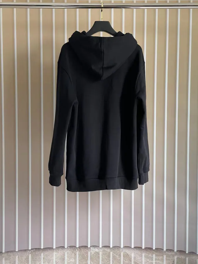 P230 G V C Hoodie with Ripped Lettering One Size