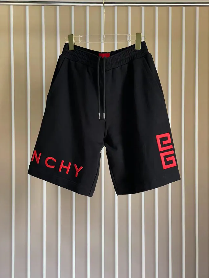 P220 G V C Shorts with Embroidered Stripes