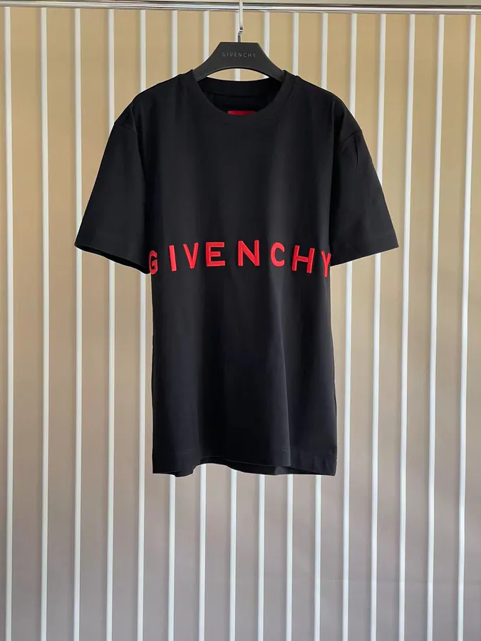P170 G V C T Shirt with Embroidered Red Letters