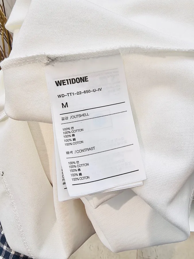 Welldone 2025 Spring Summer 3D Cartoon Bear Logo Letter T Shirt