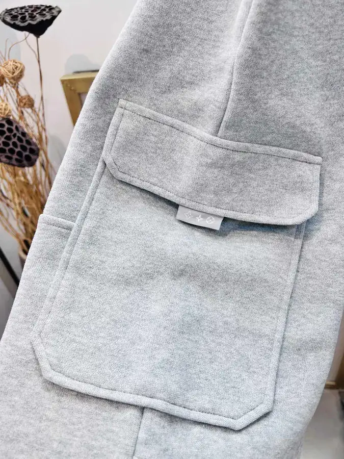 1V Louis 2025FW Wool Paneled Work Pants