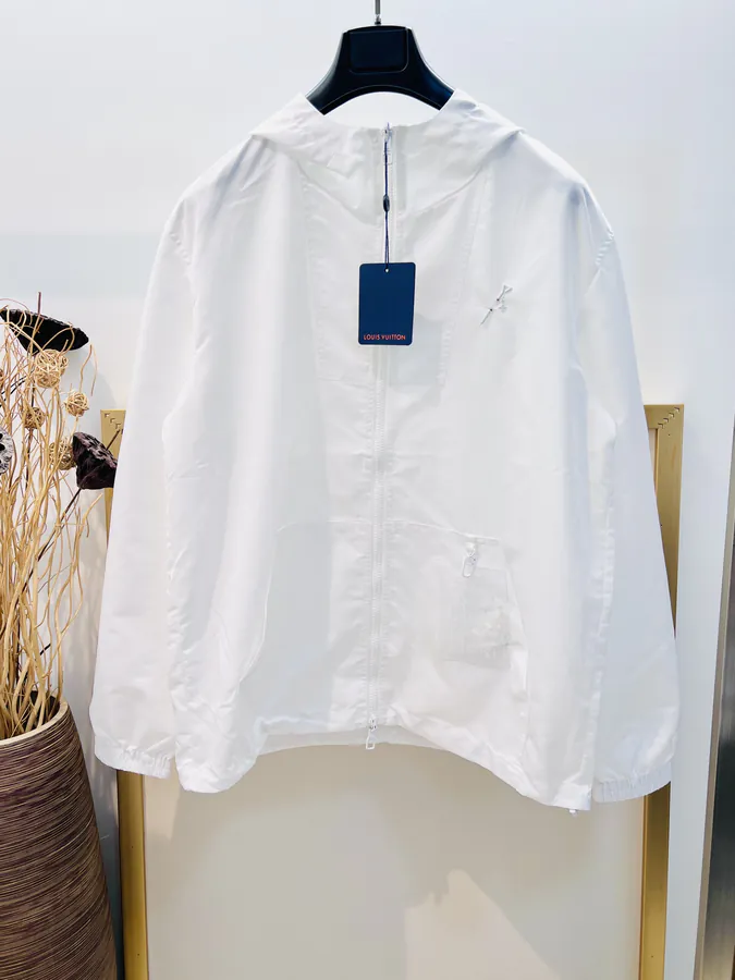 1V Louis Vuitton Monogram Waterproof Hoodie