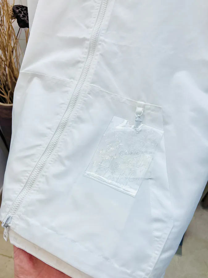 1V Louis Vuitton Monogram Waterproof Hoodie