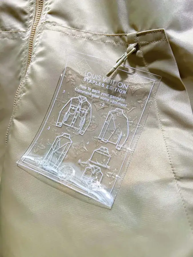 1V Louis Vuitton Monogram Waterproof Hoodie