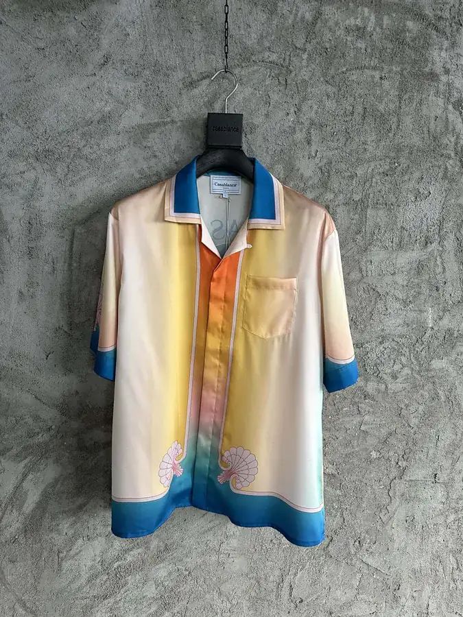 Casablanca 2024SS Dream Pattern Silk Short Sleeve Shirt