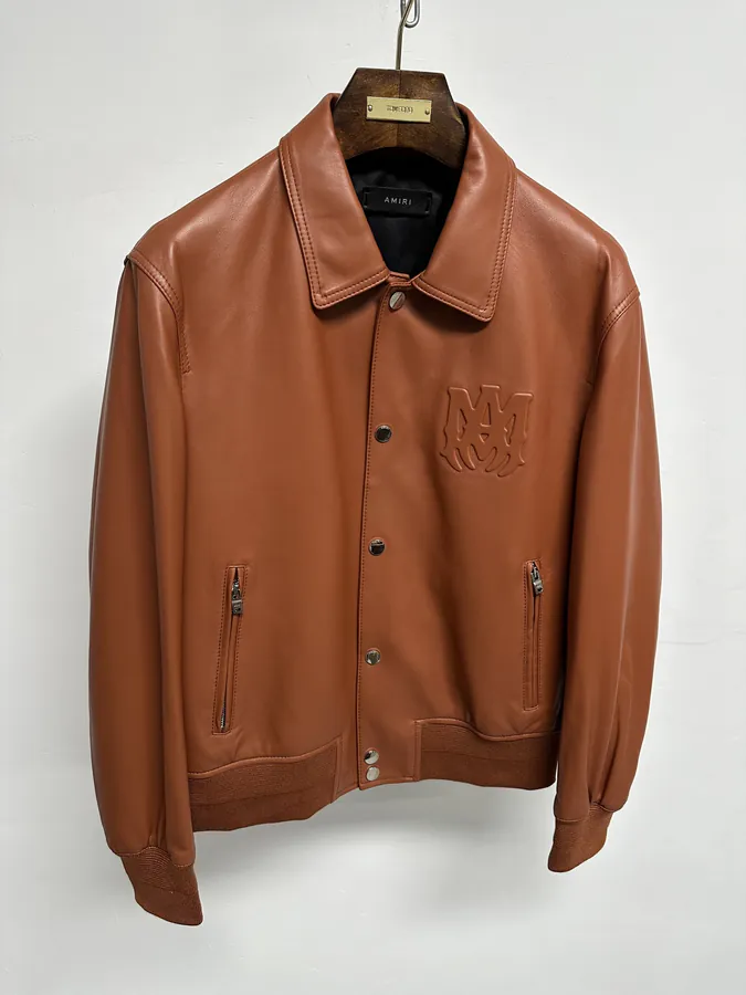 Amiri New 2024 Leather Jacket