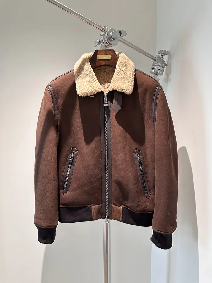 Tomford Turkish Leather and Fur Bucket Bag