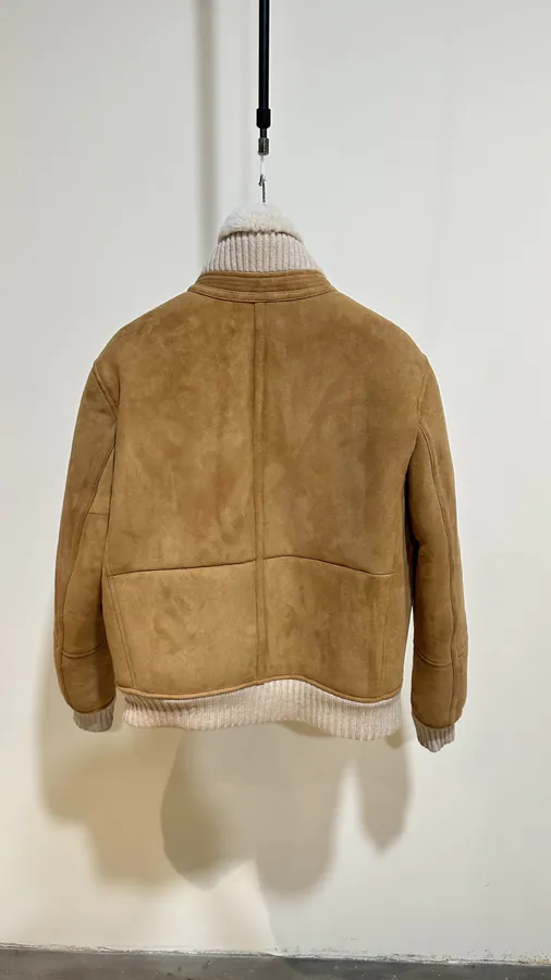 Brunello Cucinelli Men's Fur Lined Flight Jacket