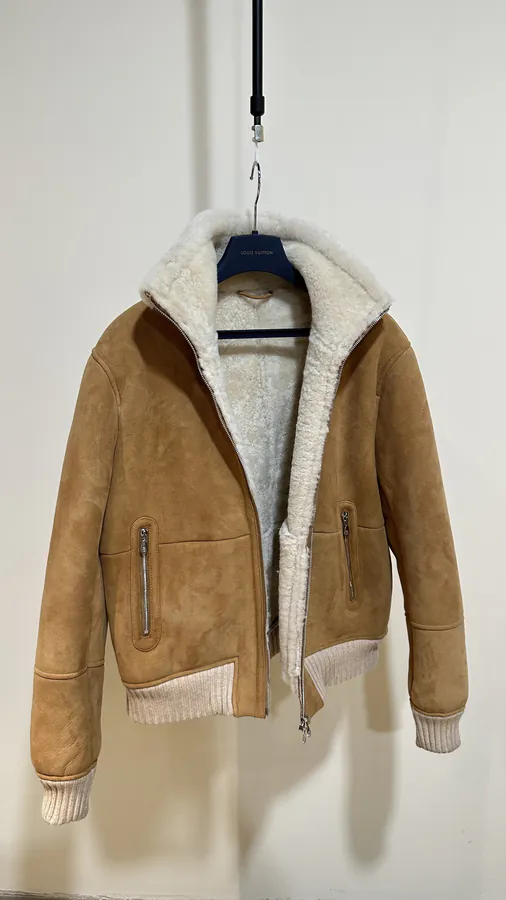 Brunello Cucinelli Men's Fur Lined Flight Jacket