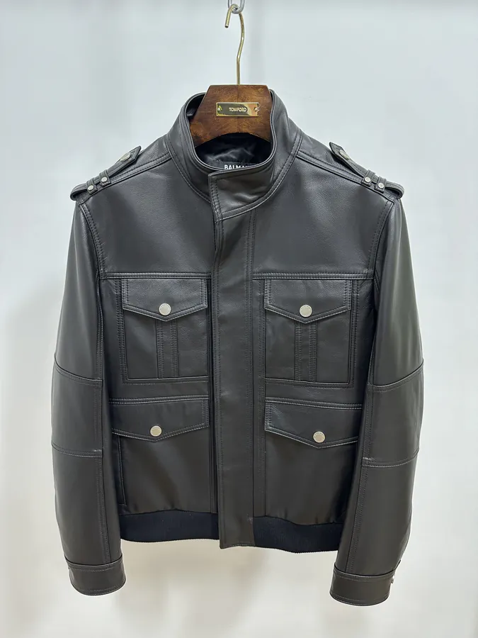 Balmain Motorcycle Jacket Winter Collection