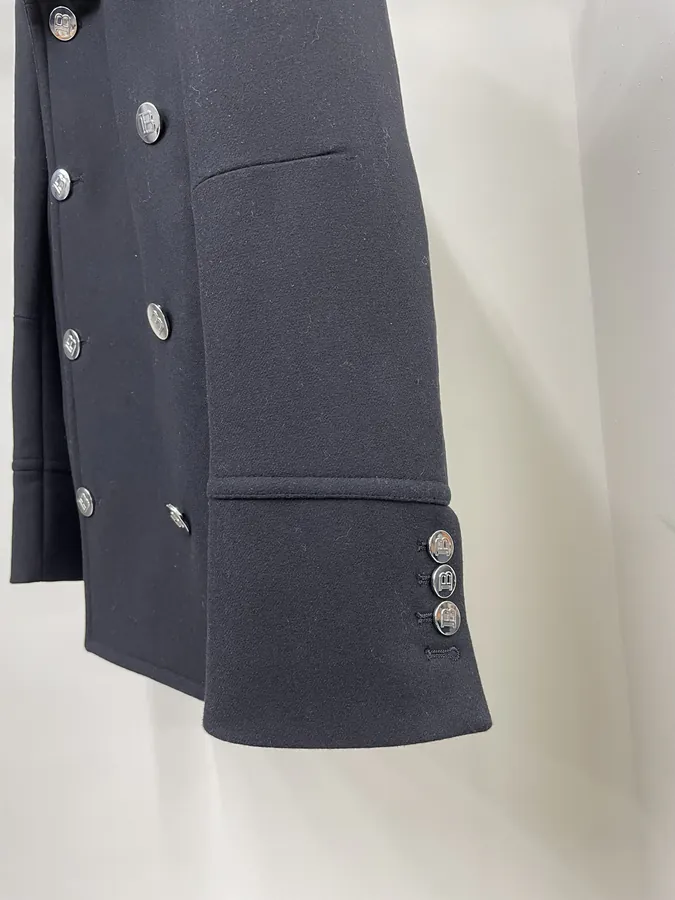 Balmain Double Breasted Cap Sleeve Sailor Bag
