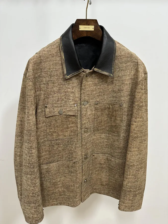 P's Autumn Winter New Calfskin Jacket