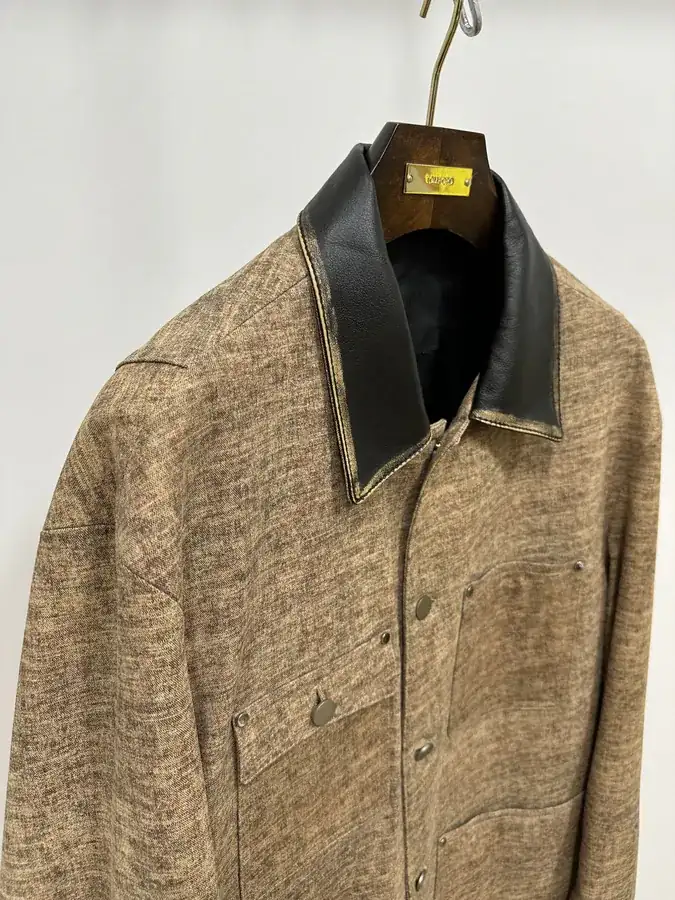 P's Autumn Winter New Calfskin Jacket