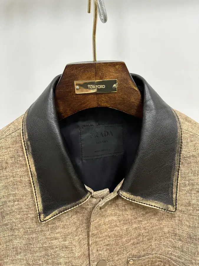 P's Autumn Winter New Calfskin Jacket