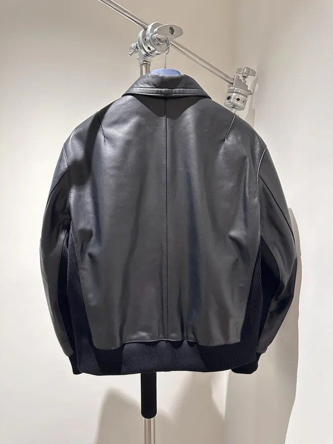 Herm@s秋冬新品牛皮夹克