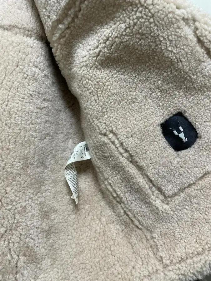 Rick Owens Fur Trimmed Leather Jacket