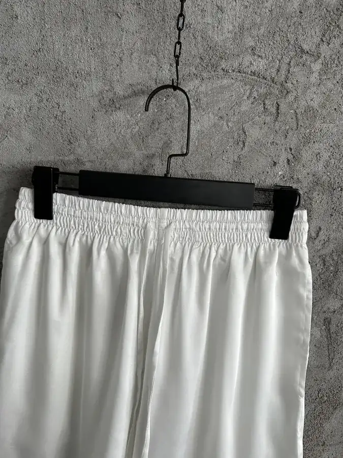 CASABLANCA 2023SS Silk Shorts with Ostrich Pattern