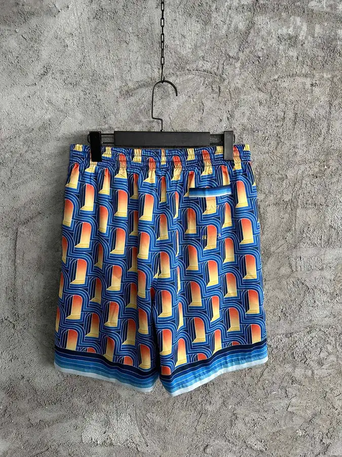 Casablanca 2023SS Arch Pattern Silk Shorts