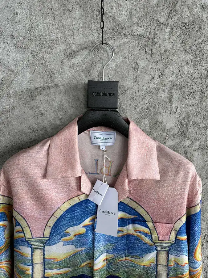 CASABLANCA 2023SS Silk Shirt with Horse Print