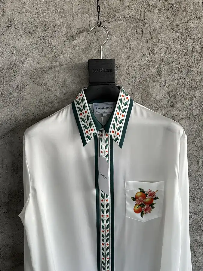 CASABLANCA 2024SS Silk Blouse with Flower Print