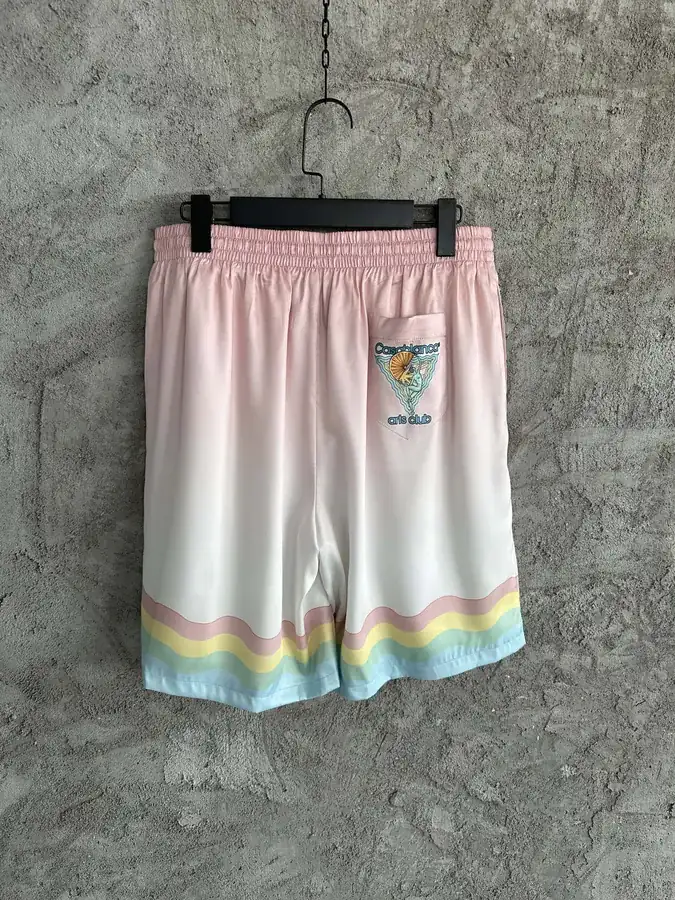 CASABLANCA 2023SS Silk Shorts with Dance Pattern