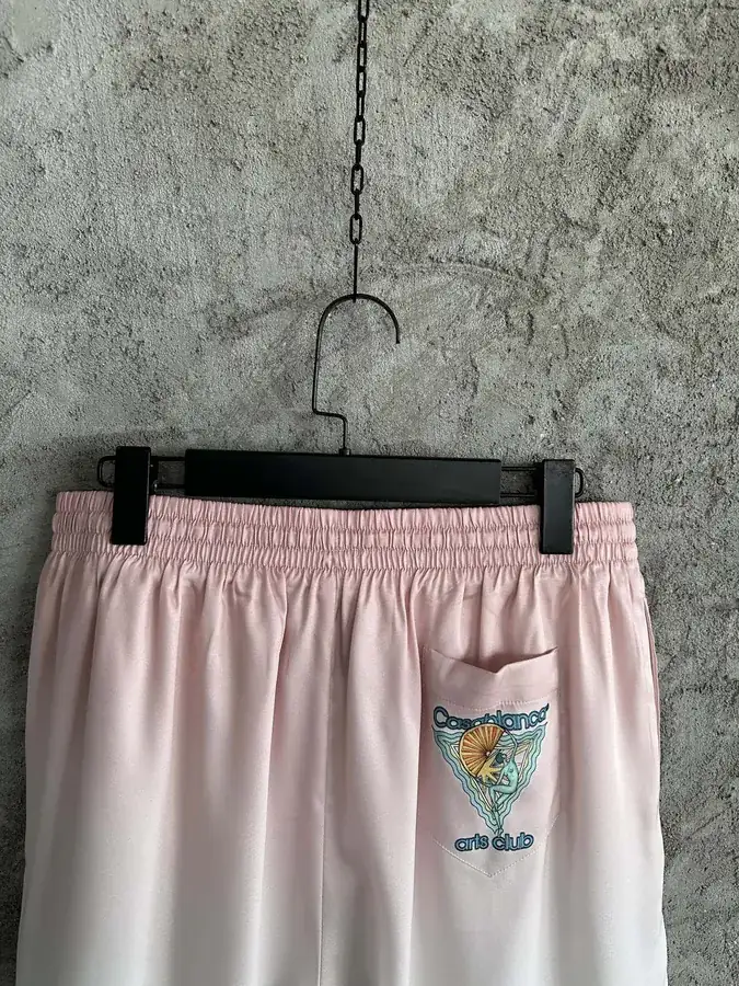 CASABLANCA 2023SS Silk Shorts with Dance Pattern